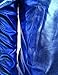 JOGAL Men's Metallic Party Costume Varsity Bomber Jacket Medium Blue
