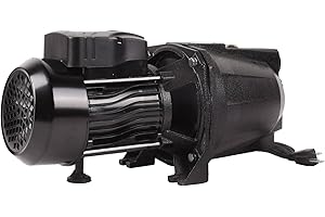 Dawot Shallow Well Jet Pump 1HP 10.57GPM Jet Water Pump 216ft 110v/60Hz Stainless Steel Jet Pump to Supply Fresh Well Water