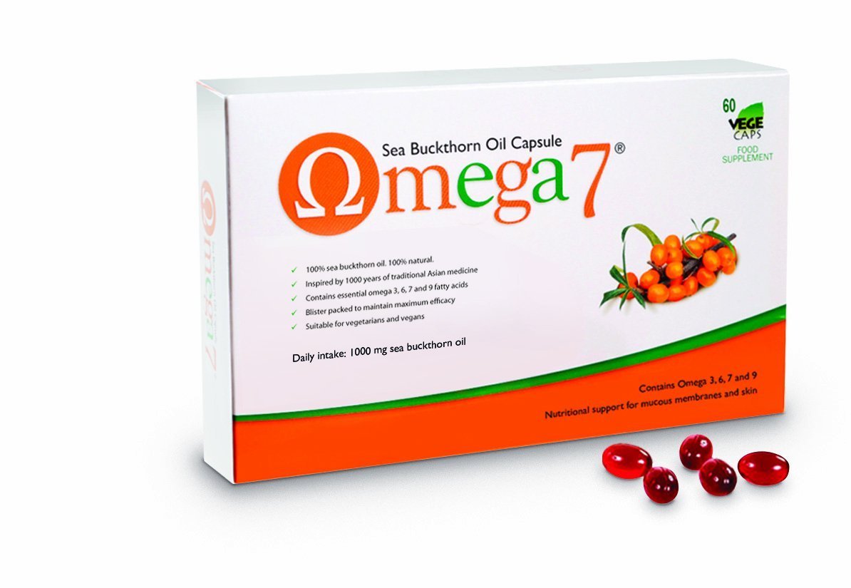 Pharma Nord | Omega 7 | Sea Buckthorn Oil | 60 Capsules | Omega 7 High Strength