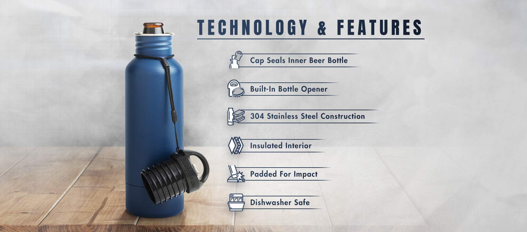 Bottlekeeper 2.0 Beer Bottle Cooler Gastrocoach