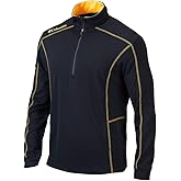 Columbia Men's Omni-Wick Shotgun 1/4 Zip, Black with Aztec Gold, Small