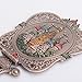 Nerien Vintage Mirror Comb Set Metal Handle Makeup Mirror Castle Antique Russian Style Hand Mirror with Comb Retro Decorative Tabletop Mirror Travel Folding Cosmetic Mirror Copper