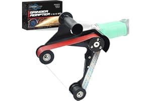 GANGMU TEC Belt Sander Adapter for Angle Grinder, Pipe or Tube Sanding Attachment, US 5/8-11 Thread, 1.68" Maximum Shield Mount, Professional Polishing Tool for Rust Removal, Woodworking (20-40mm Belt)