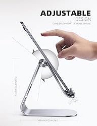 Lamicall Tablet Stand, Adjustable Tablet Holder