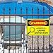 Funny Pool Sign, This Pool is Equipped with A Urine Detector Sign, 10x14 Inches, Rust Free .040 Aluminum, Fade Resistant, Made in USA