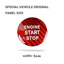 Engine Push Start Stop Button Cover Car Accessories