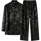 Kung Fu Uniform for Men and Women Chinese New Year Lunar Traditional Tang Hanfu Tai Chi Clothing Halloween Cosplay Costume