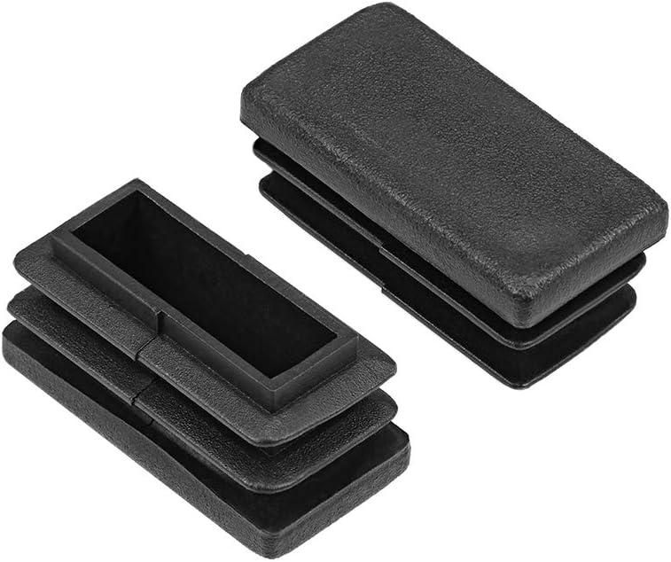 Tapones de plástico rectangulares para patas de sillas 30 mm x 15 mm 50