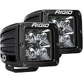 RIGID INDUSTRIES D-Series PRO LED Light Pods Spot Midnight Edition, Pair