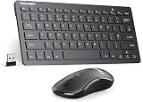 TECKNET Mini Wireless Keyboard and Mouse Set 2.4G Nano Receiver 12 Keys view 1