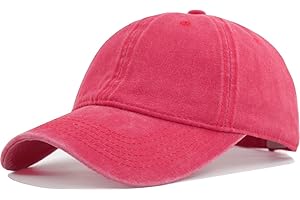 TSSGBL Vintage Cotton Washed Baseball Caps Unstructured Low Profile Adjustable Distressed Dad Hat for Men Women S-M-L-XXL