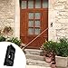 ADJUSTABLE (30 to 55 degree) Angle Mount for Ring Video Doorbell Pro (Released in 2016), Gooyo Black Angle Adjustment Adapter/Mounting Plate/Bracket / Wedge Kit (Doorbell NOT included)