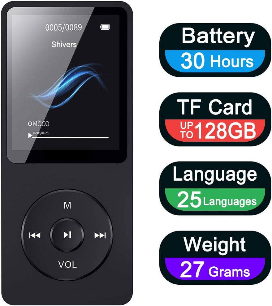 Aigital MP3 Player 16GB, Portable HiFi Music Player Amazon.co.uk