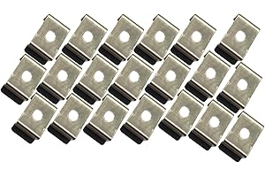 Traovien LED Strip Light Clips, 20pcs Clips Holder Bracketr for Lamp Socket for Holding Neon LED Strips on The Wall or Ceiling Floor. (20mm)