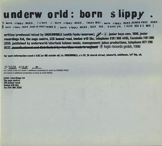 Born Slippy Underworld ハウス ミュージック Amazon