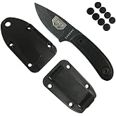 ESEE Knives Candiru Fixed Blade Knife with Handles (Black Blade/Black Handle)
