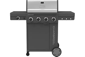 CHAR-BROIL Charbroil Performance Series 4-Burner Gas Grill Cabinet with Side Burner, Gray - 463254025