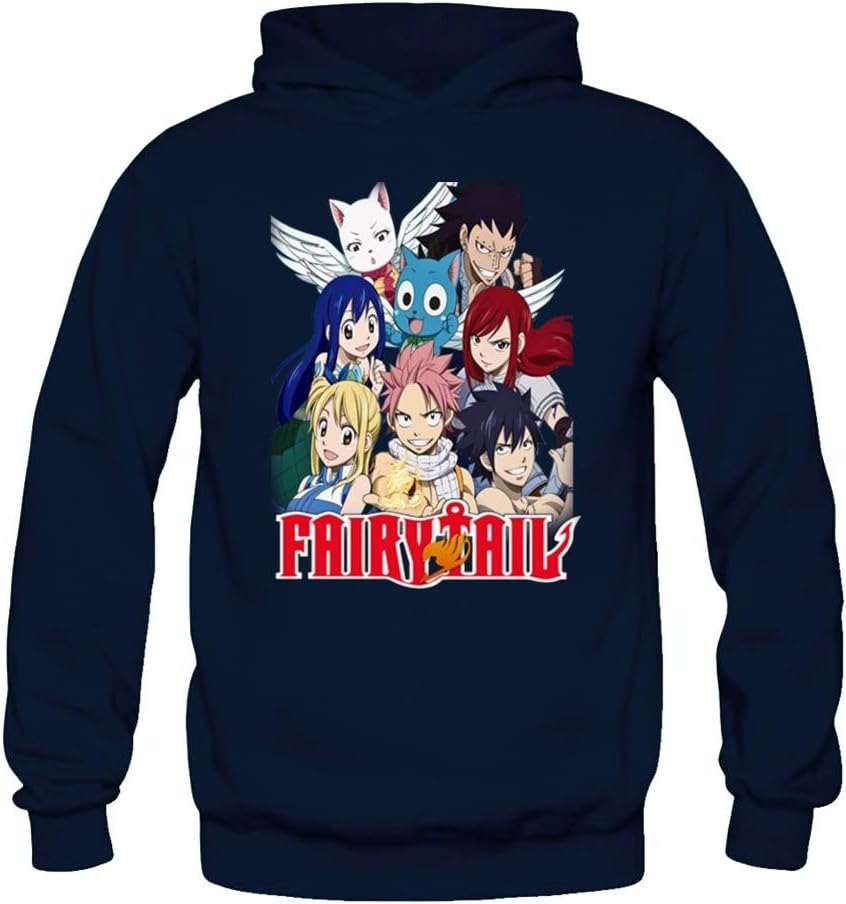 akrcnitWomen Long Sleeve Sweatshirt Hoodies for Fairy Tail Team Natsu Animes Cosplay