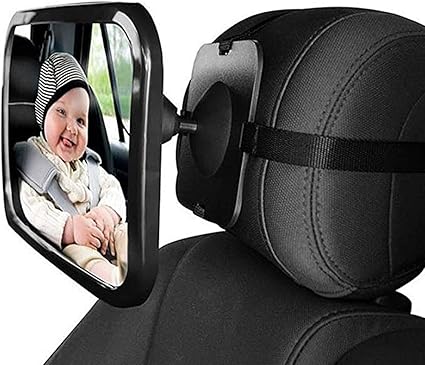 Gkongu Miroir Auto Bebe Miroir De Voiture Pour Bebe 30 19cm Miroir De Securite Pour Bebe 360 Reglable Pour Une Conduite Sure Amazon Fr Bebes Puericulture