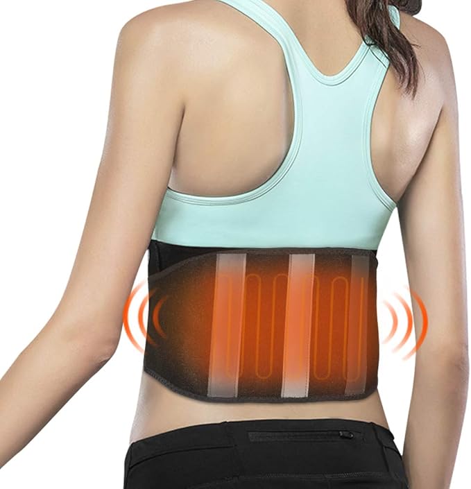 Xcellent Global USB Heated Waist Support Waist Brace Back Heating Pad