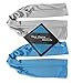 Your Choice Cooling Towels for Neck and Face (12''x40'') - Workout, Gym, Fitness, Golf, Yoga, Camping, Sports Towel for Sweat Instant Cooling Towels for Neck 2 Pack - Blue/Gray