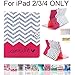 Dteck Case Compatible for iPad 2/3/4, Cartoon Cute PU Leather Flip Wallet Case with Cards Slots Money Holder for iPad 2/34 (01 Red Waves)