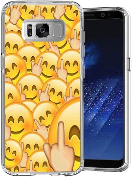 Amazon クリアケース Samsung Galaxy S8用 絵文字フェイスと指 クリスタル透明 衝撃吸収 シリコーン スリム携帯電話保護カバー ケース カバー 通販 Amazon クリアケース Samsung Galaxy S8用 絵文字フェイスと指 クリスタル透明 衝撃吸収 シリコーン スリム携帯電話保護カバー ケース カバー 通販