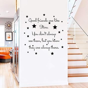 WSYYW Los buenos amigos son como las estrellas de decoración de ...