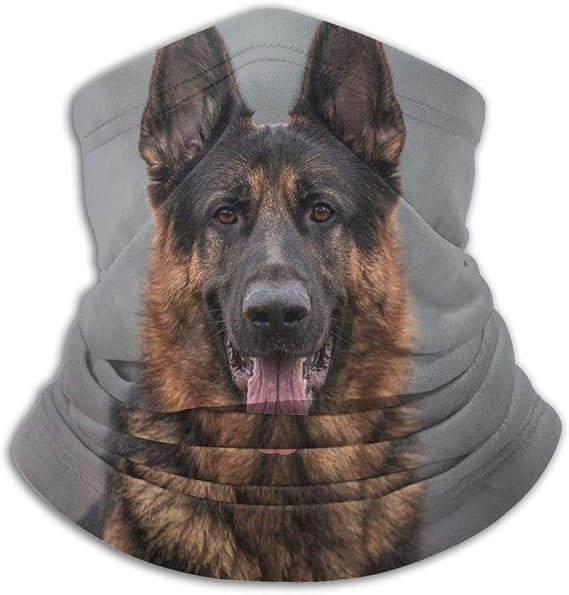 German Shepherd Dog Face Mask Bandanas Balaclava for Dust, Outdoors