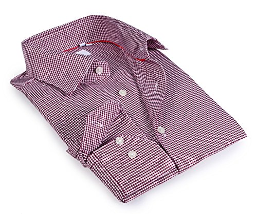 Levinas Mens Shirts Dress Shirts - 100% Cotton Long Sleeve- Button Down Shirts - Contemporary Fit