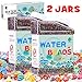 Elongdi Water Beads Pack [ 2-Pack ] Colorful Jelly Water Orbies Gel Beads Growing Balls for Spa Refill, Kids Sensory Toys, Vases, Plant, Wedding and Home Decor