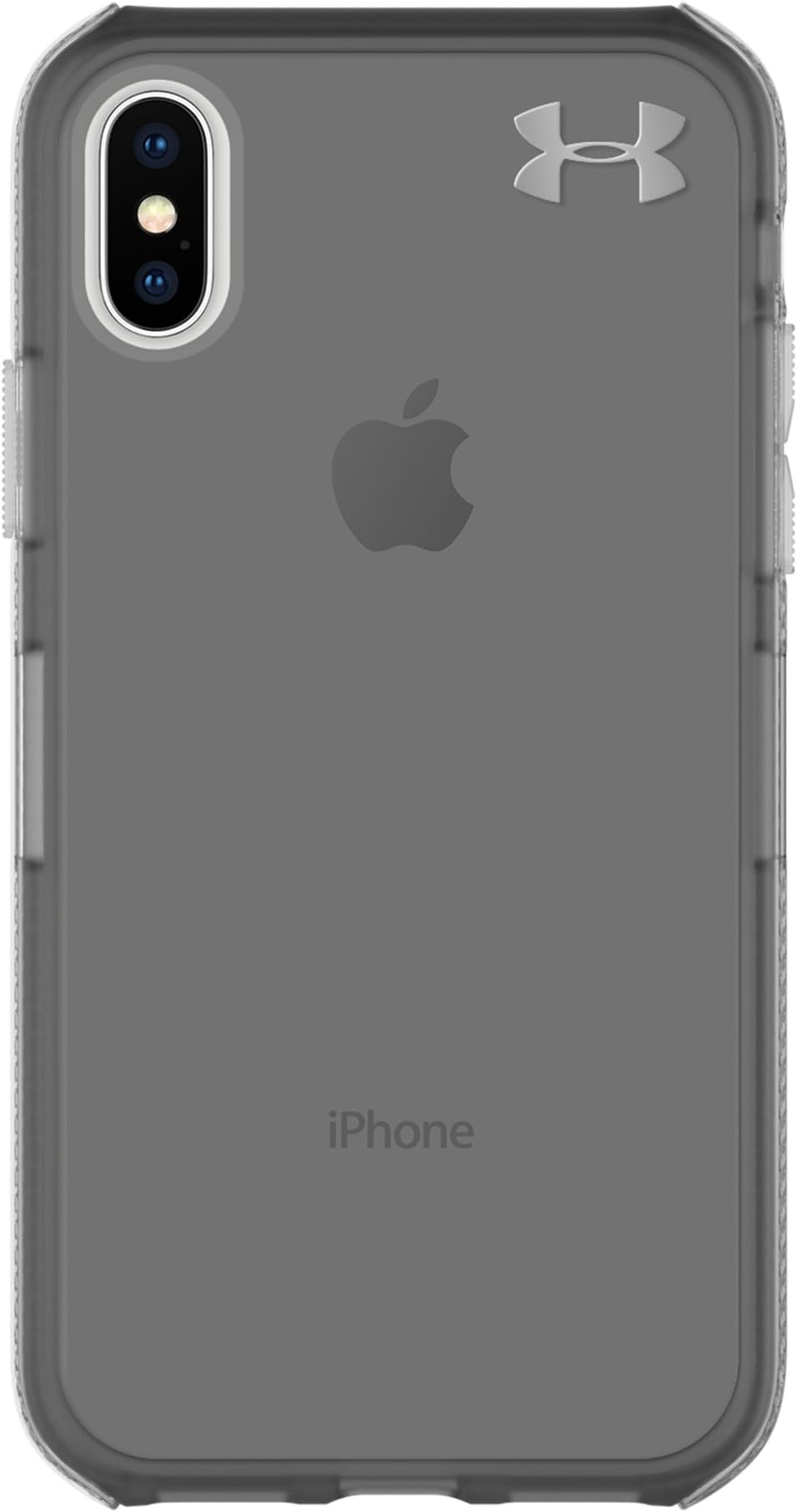 UNDER ARMOUR UA Protect Verge Case for iPhone X - Translucent Smoke/Black/Metallic