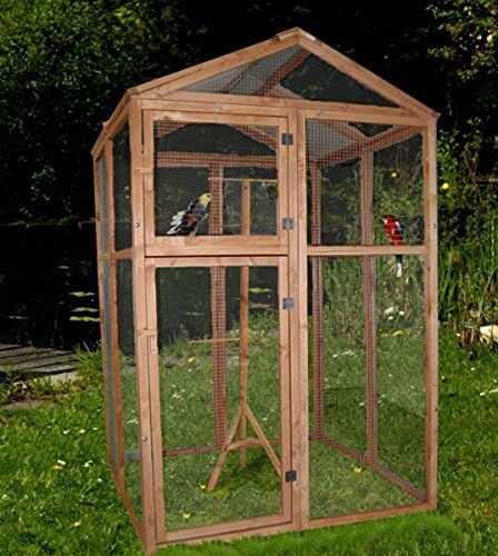 Silvio Design Birdcage, Set with Dreamy Aviary Bird Tree, Dimensions: Approx 114 x 112 x 179 cm