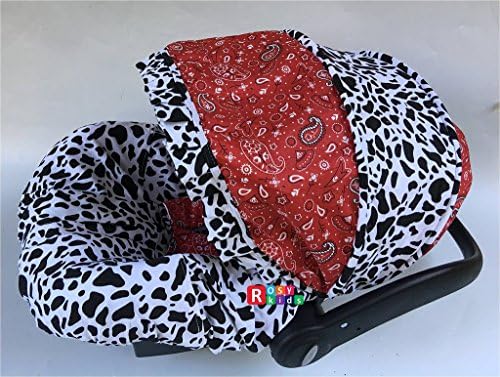 Rosy Kids Infant Carseat Canopy Cover 3pc Whole Caboodle, Baby Car Seat Cover Outdoor Kit, Color03NR04