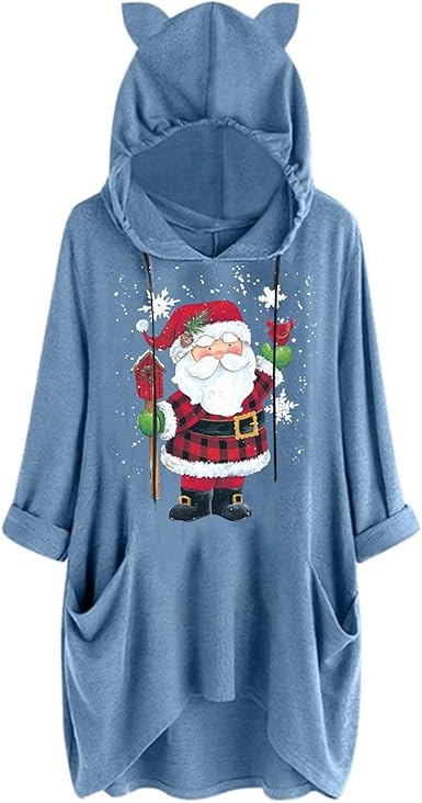 plus size womens christmas tunics
