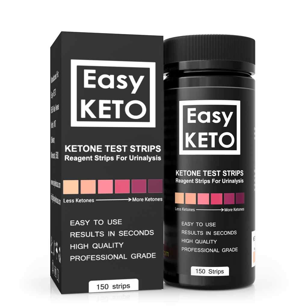 EZ Keto Ketone Testing Strips for Urinalysis with Free App and EZ Keto