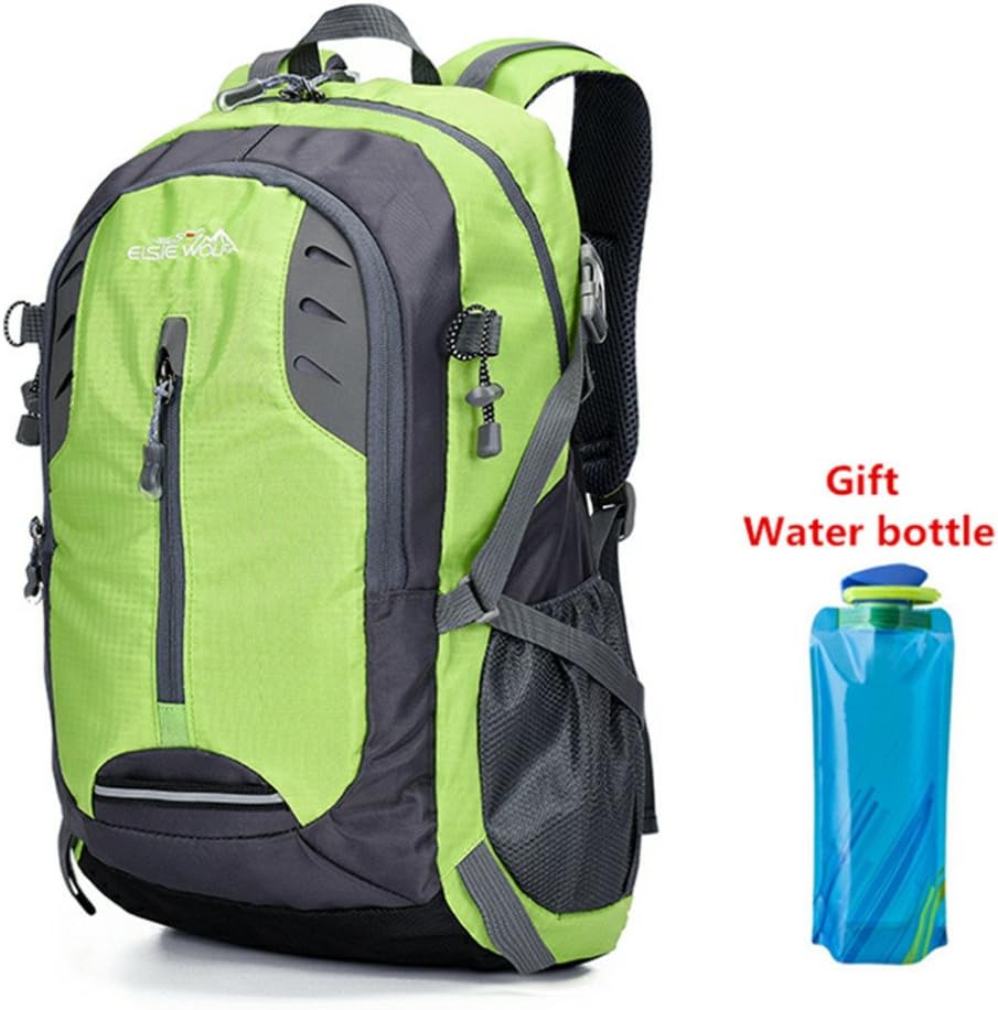 lingvi 30L Travel Backpack Lightweight Hiking Backpack Daypack Waterproof for Camping Climbing Biking Outdoor Mountaineering Fishing (Green)