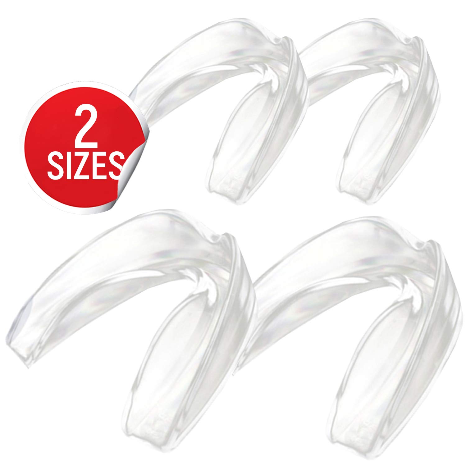 DentaPro2000 Teeth Grinding Mouth Guard Eliminates Grinding, Clenching, TMJ Set Includes 3 Dental Guards, 1 Anti-Bacterial Case & Complete Molding & Fitting Instructions : Beauty