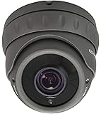 5MP IP NETWORK OUTDOOR GREY CCTV DOME CAMERA 2.8-12mm VARIFIOCAL LENS UP TO 30m IR
