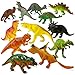 DINOSAUR TOYS Party Favors Figures - 12 Pack - 5.5 Inches - Safe Material, Assorted Realistic Large Dinosaur Figurines For Kids - For Birthday Party, Decoration, Gift, Prize, Toys For Boys & Girls, E