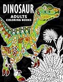 Dinosaur Adults Coloring books: Stress-relief Coloring Book For Grown-ups, Men, Women by Balloon Publishing