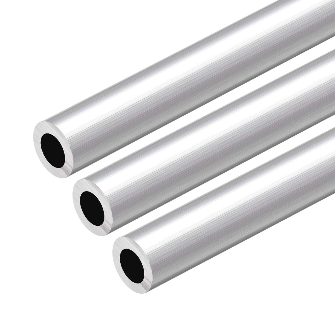 uxcell 6063 Aluminum Round Tube 300mm Length 18mm OD 11mm Inner Dia
