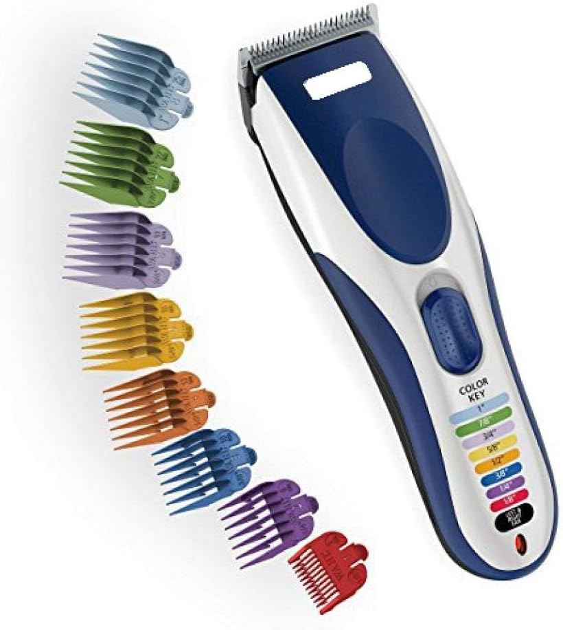 Hair Clipper Rechargeable USB Wireless Hair Trimmer with 8 Guide Combs High Carbon Steel Blades Trimmers Clippers Body Groomers Facial Trimmers