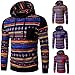 Men Shirt,Haoricu Fall Men Bohemia Retro Long Sleeve Hoodie Sweatshirt Tops Jacket Coat Outwear