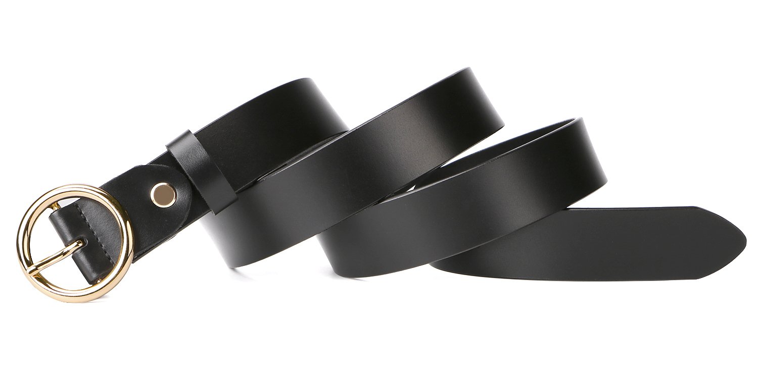 JasGood Ledergürtel Gürtel Damen Stilvoll Gürtel mit Schnalle Gürtel Hochwertiger Gürtel Vintage und Modisch Einzigartig Design Gürtel Exquisite für Jeans Jeanshosen Hose Shorts