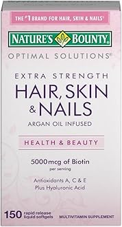 Nature's Bounty, Extra Strength Hair, Skin and Nails -150 Rapid release Softgels by Nature's Bounty