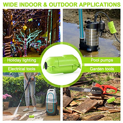 2 Pack Outdoor Extension Cord Covers, IP44 Waterproof, Adjustable