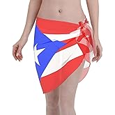 WENNGNGT Country Flag Sarong Wraps for Women Patriotic Swimwear Cover Ups Summer Beach Suit Bathing Wrap Swimsuit