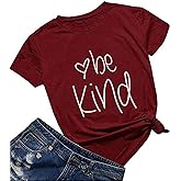 DANVOUY Womens T Shirt Casual Cotton Short Sleeve V-Neck Graphic T-Shirt Tops Tees