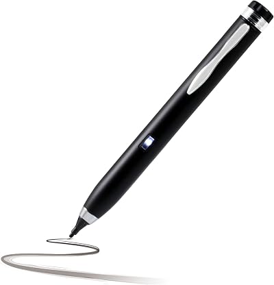 Navitech Black Fine Point Digital Active Stylus Pen for Google Pixel C/Vaio Z